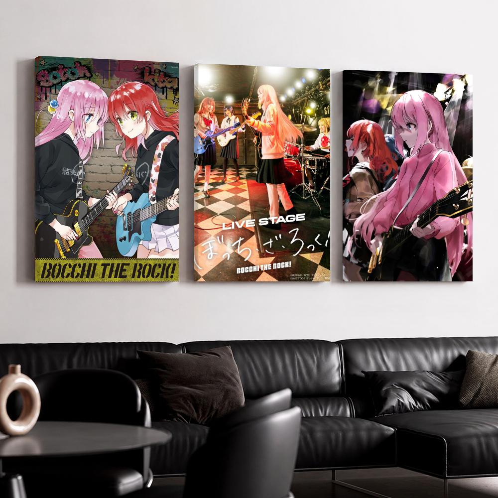 Live Rock - Quadro da Parete Incorniciato Anime B-Bocchi