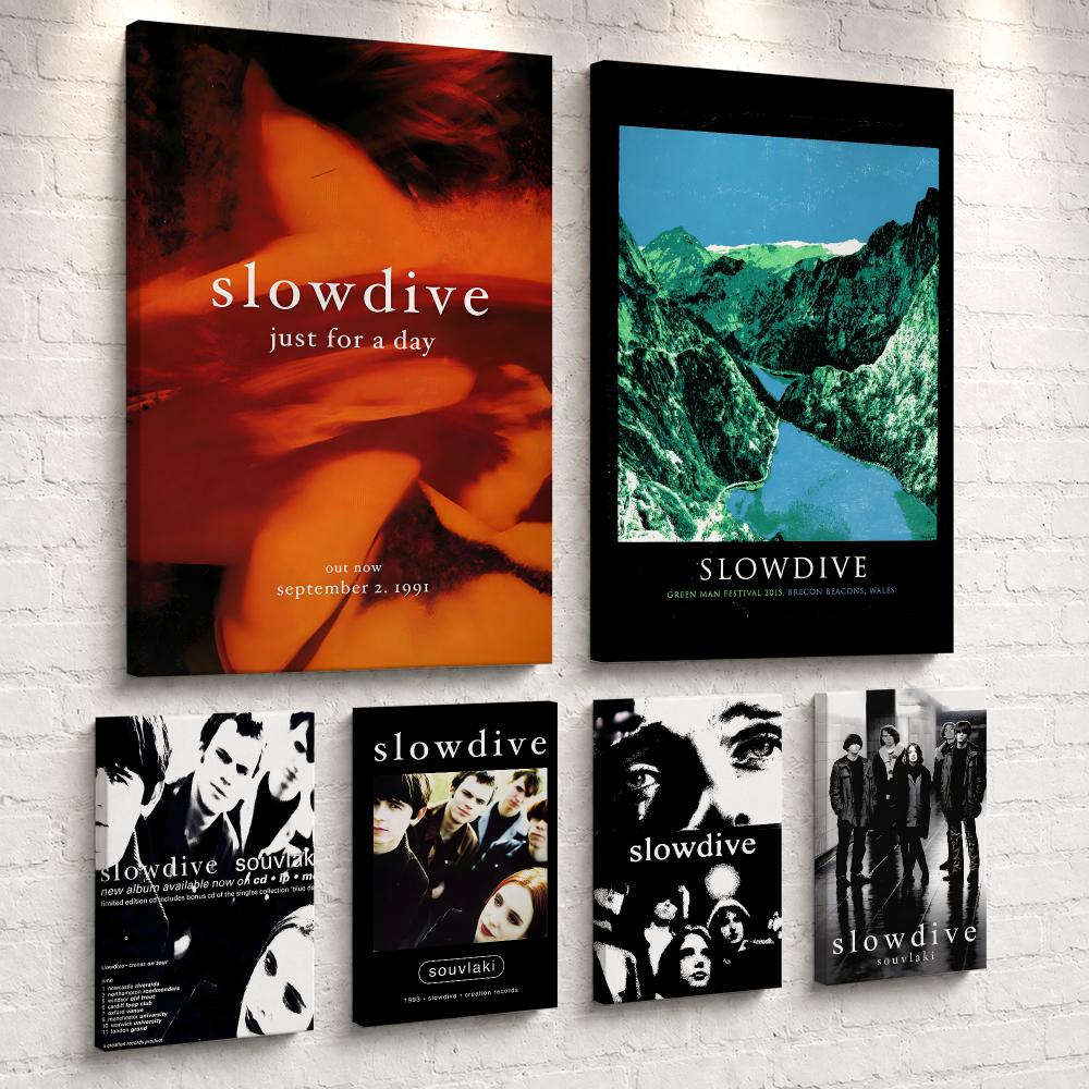 Live Rock - Quadro su Tela Incorniciato con Album