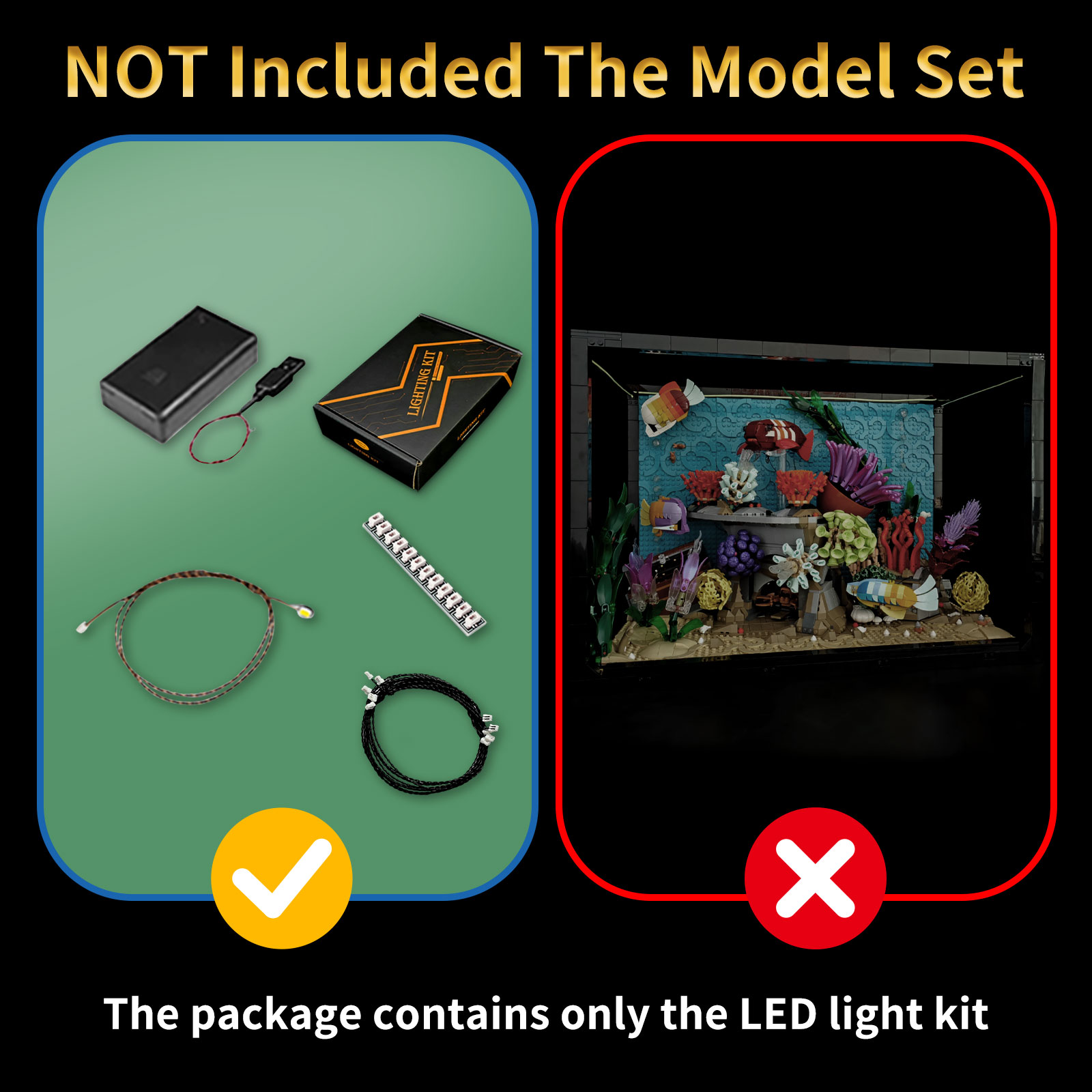 Kit di illuminazione a LED LYB - Aquarium Marine Lights recensione e prezzo