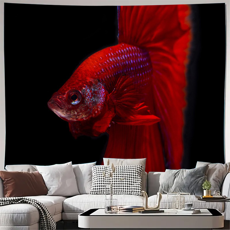 Tapestry con Pesci Betta Rossi - Ocean Aquarium recensione e prezzo