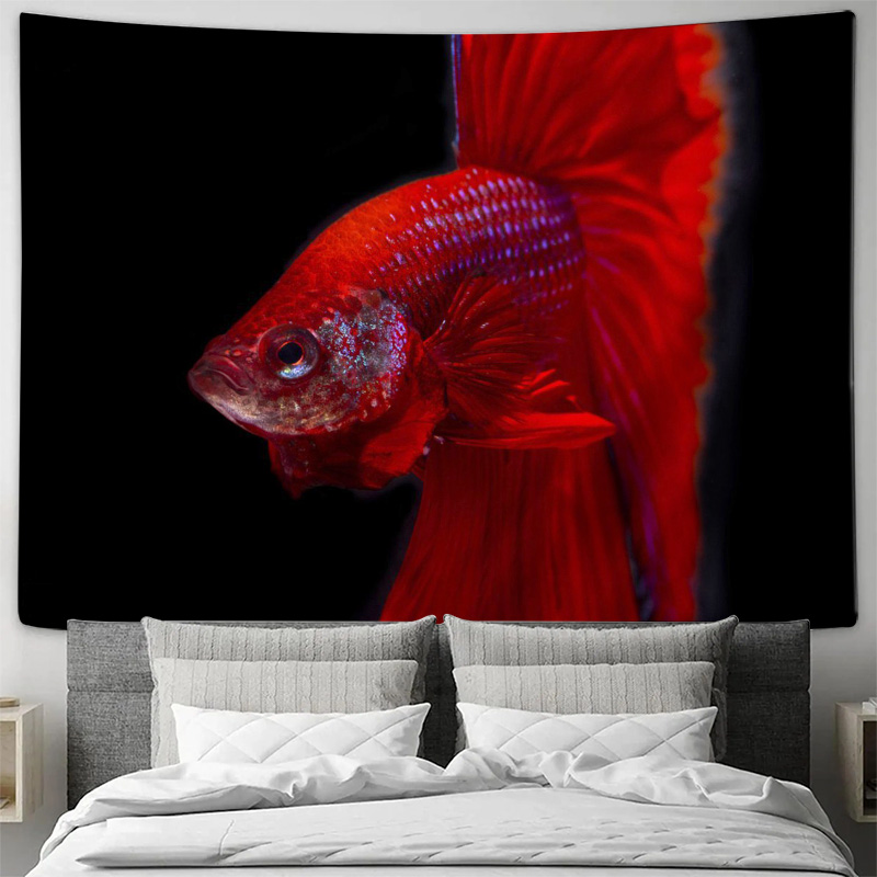 Tapestry con Pesci Betta Rossi - Ocean Aquarium recensione e prezzo